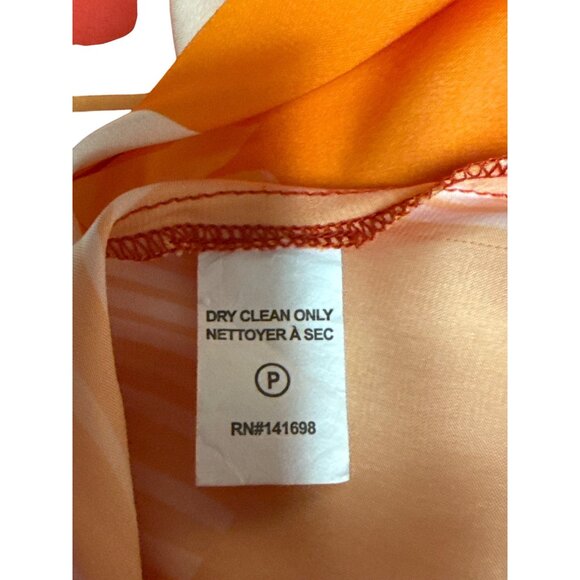 Ramy Brook Jeanette Women's Dress Halter V-Neck Cascading High Low Midi Size 4 - Picture 13 of 14